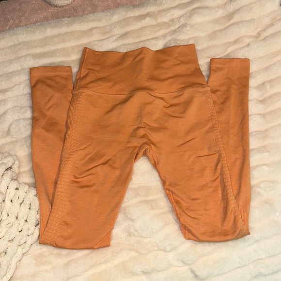 Alphalete Pants & Jumpsuits Alphalete Orange Leggings Poshmark